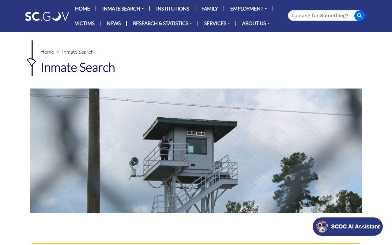 Darlington County arrest records SCDC disclaimer