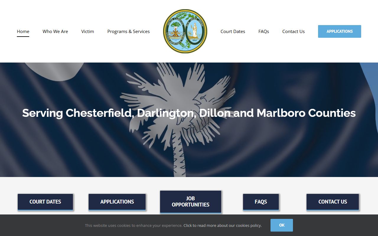 Darlington County criminal court records Fourth Circuit Solicitor page