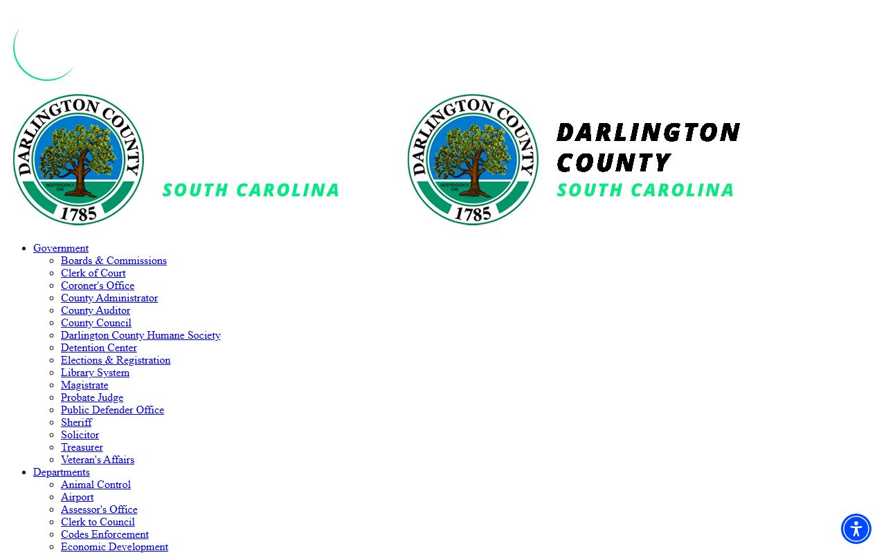 Darlington County warrant records sex offender registry information